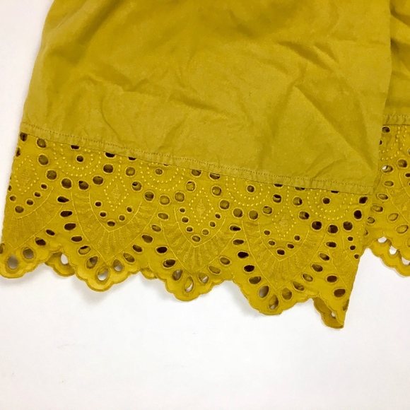 Madewell Off the Shoulder Eyelet Top sz L - Picture 5 of 8